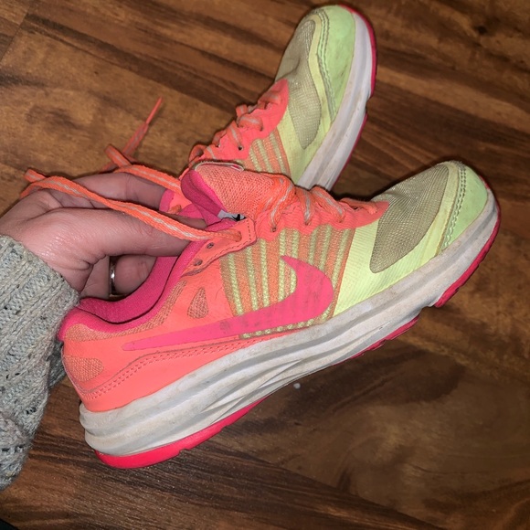 Nike Other - Girls size 11 toddler Nike’s neon yellow/orange Nike Other - Girls size 11 toddler Nike’s neon yellow/orange
